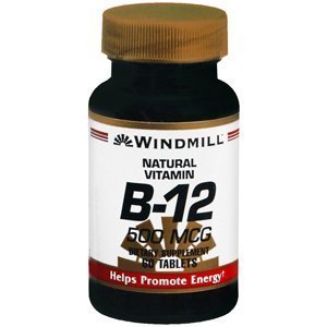 Tabletas vitamina b-12 Windmill 500 mcg paquete 60 unidades