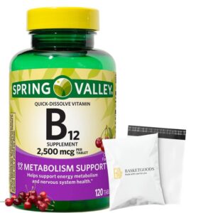 Version 1.0.0 Tabletas vitamina B12 Spring Valley sabor cereza