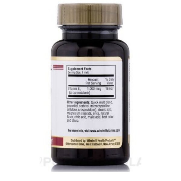 Tabletas de Vitamina B12 Windmill