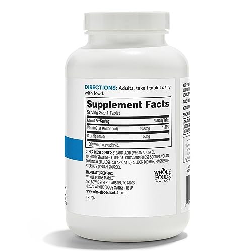 Tabletas vitamina c 365 whole foods alta potencia