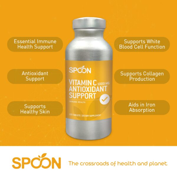 Tabletas vitamina c Spoon para salud inmunológica y piel