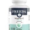 Tabletas vitamina c vegana FREEDA 500 mg envase frontal