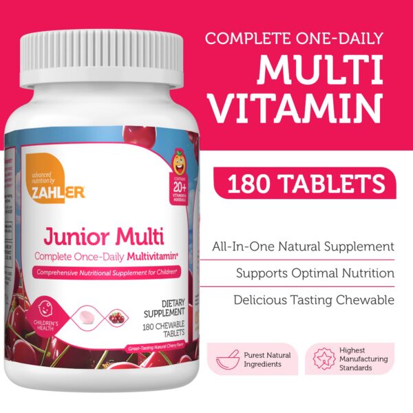 Version 1.0.0 Tabletas Zahler multivitaminas para niños con más de 20 vitaminas