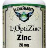 Tabletas zinc L-OptiZinc 20 mg