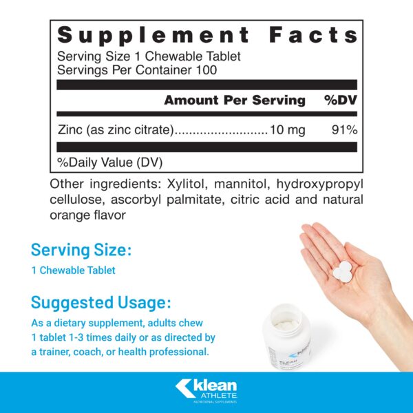 Tabletas sabor naranja