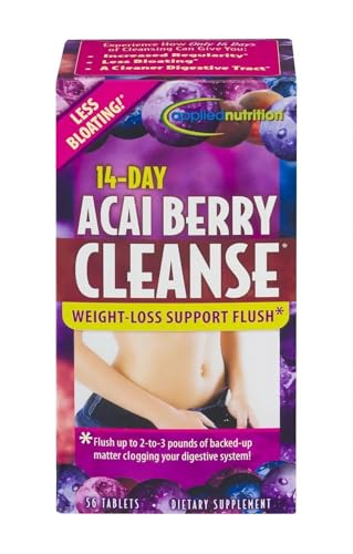Tabletaspacks Applied Nutrition limpieza bayas acai 14 días
