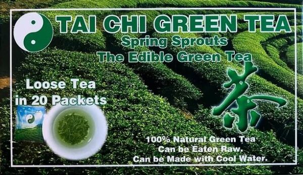 Caja de té Tai Chi Green Tea frente