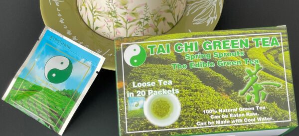 Taza con té verde Tai Chi Green Tea