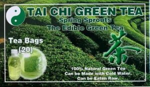 Paquete de bolsitas de té Tai Chi Spring Sprouts verde