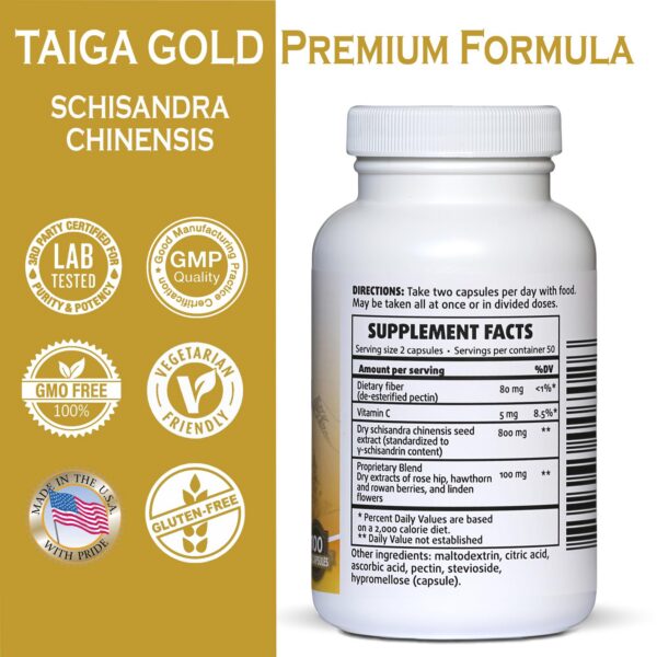 TAIGASEA extracto de hierba china Schisandra