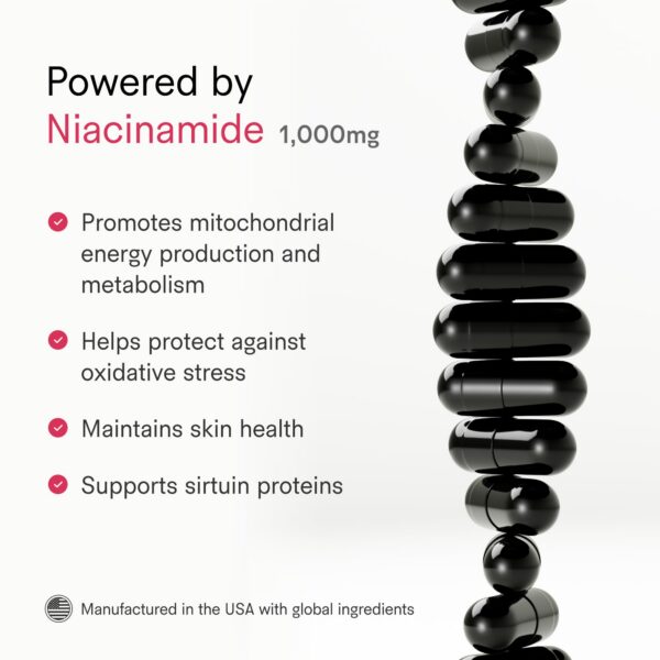 Frasco y etiqueta de NAD+ de Tally Health