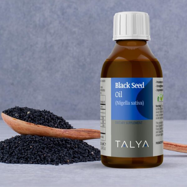 Etiqueta del producto TALYA Aceite Semilla Negra