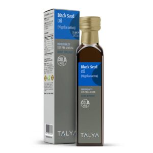Talya Aceite Semilla Negra Turco 250 ml Frasco Vidrio