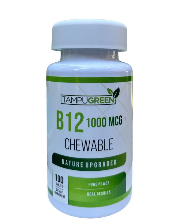 Version 1.0.0 Frasco Tampugreen B12 1000 mcg tabletas masticables
