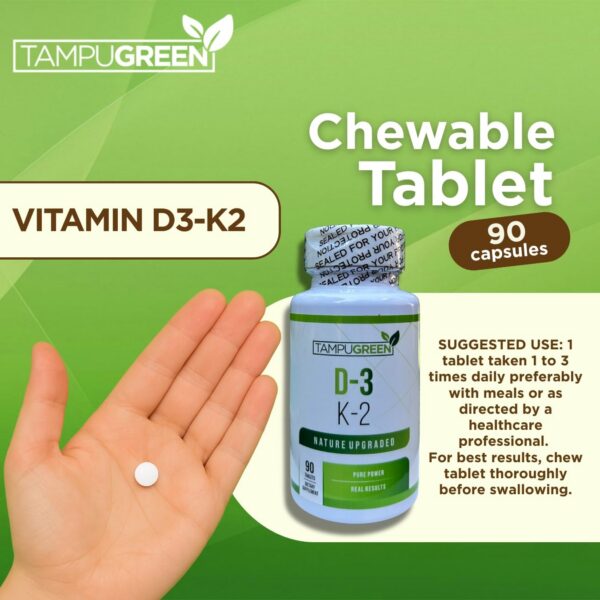 Tabletás Tampugreen D3 y K2