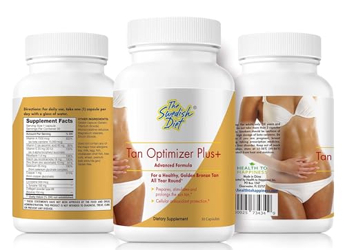 Tan Optimizer Plus+ cápsulas etiqueta