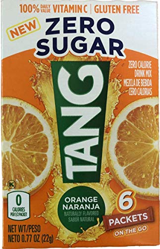 Tang On The Go mezcla bebida vitamina C sabor naranja 6 sobres