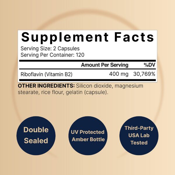 Tapadera y botella vitamina B2 NatureBell