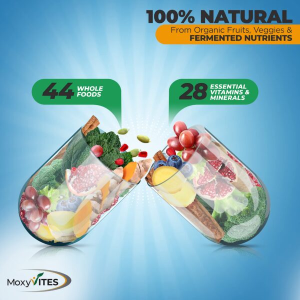 Tapadera frasco multivitamínico MoxyVites hombres