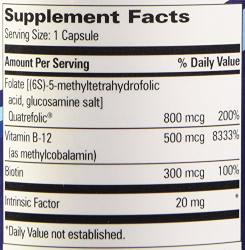 Tapadera del suplemento B-12 Progressive Labs factor intrínseco