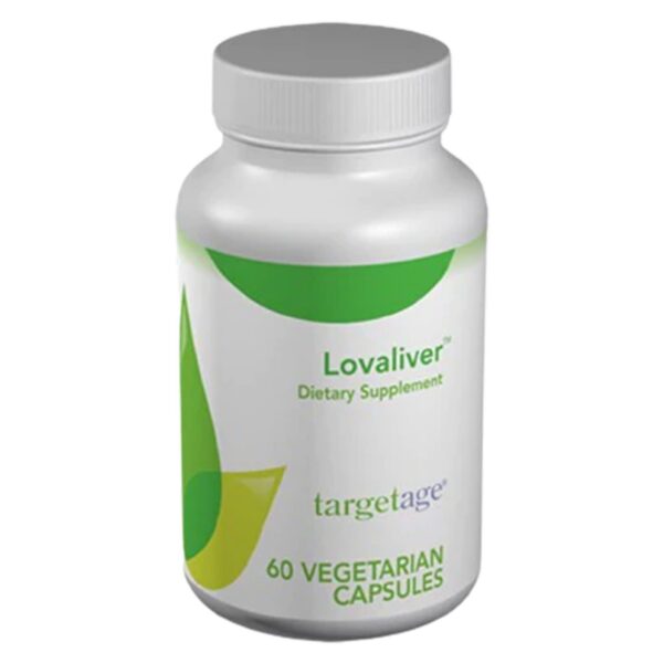 Version 1.0.0 Frasco Targetage Lovaliver suplemento limpieza hígado 60 cápsulas
