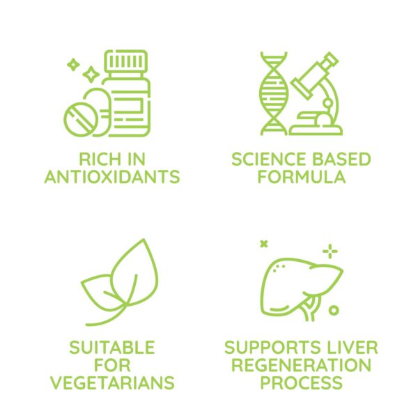 Vista superior frasco Targetage Lovaliver suplemento para hígado