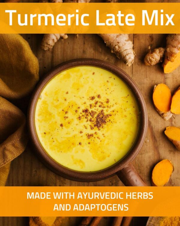 tarro polvo leche dorada cúrcuma hebhac herbals 200g