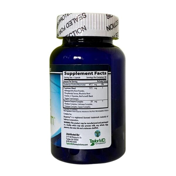 Etiqueta frontal de SerenCalm