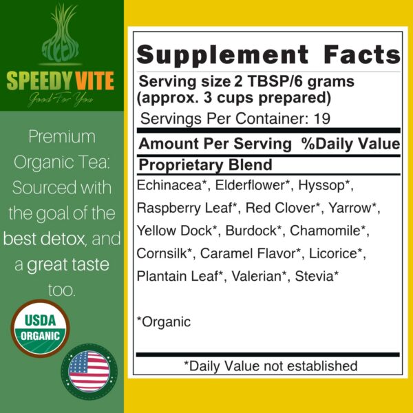 Taza con té Blood Lifeboost de SpeedyVite