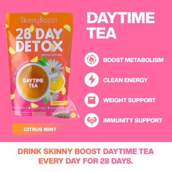 Taza con té detox Citrus Mint SkinnyBoost