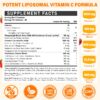 Etiqueta de Tcemundry liposomal vitamina C