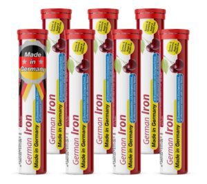 T&D German Iron 14 mg tableta efervescente cereza frasco