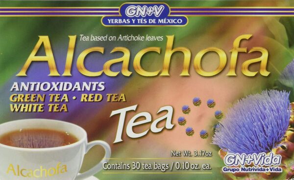 Caja de té Alcachofivida con 30 sobres antioxidantes