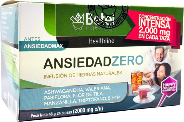 Té Ansiedadzero Betel Natural caja con 24 bolsitas relajantes