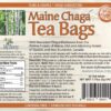 Té de Chaga cultivado en EE.UU. y Canadá, bolsas sin blanquear
