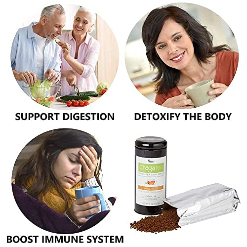 Té de Chaga listo para preparar