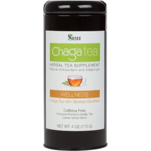 Té de Chaga Siberiano con Eleuthero en envase