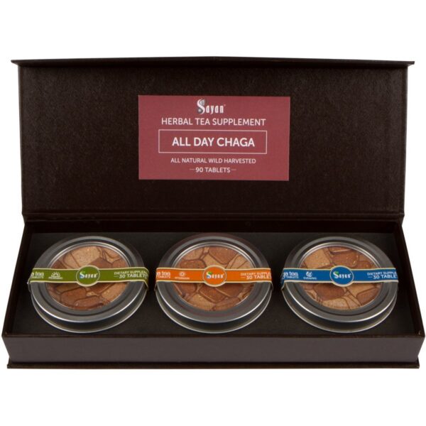 Set completo de té instantáneo de Chaga Sayan