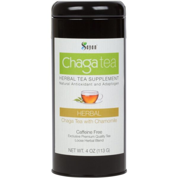 Té de Chaga Siberiano suelto en envase