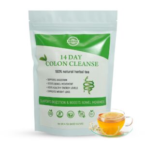 Version 1.0.0 Té detox orgánico Laicuherb para limpieza de colon 14 días