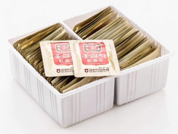 Té energético ginseng rojo coreano 6 años Gangwoninsam