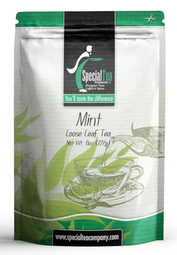 Té Especial menta y té verde hojas sueltas 8 oz