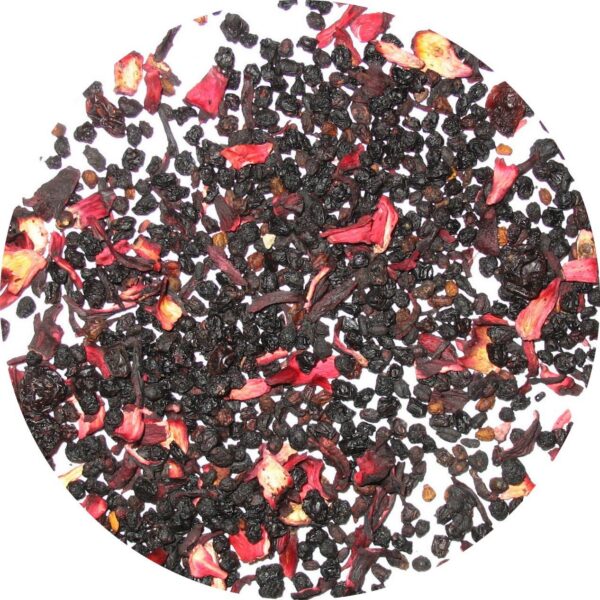 Té frutal Green Hill con hibisco y grosellas negras