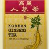 Estuche de madera con 100 paquetes de té de ginseng coreano