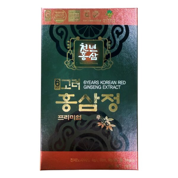 Paquete de té ginseng rojo coreano cheonnyeonhongSam premium