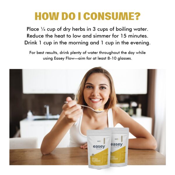 Té herbal para riñón y tracto urinario Easey Flow imagen 4