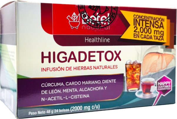 Té Higadetox Betel Natural 24 bolsitas paquete frontal