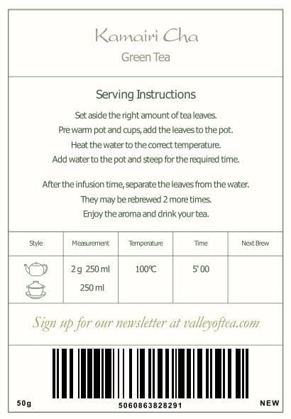 Té Kamairi Cha japonés con sabor umami y fresco