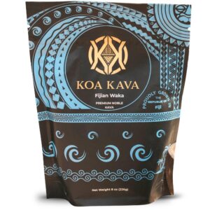 Té kava premium Fiji polvo 8 oz paquete frontal