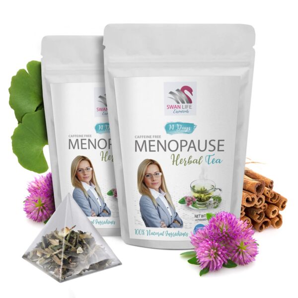 Té natural para menopausia cohosh negro 28 días dos paquetes